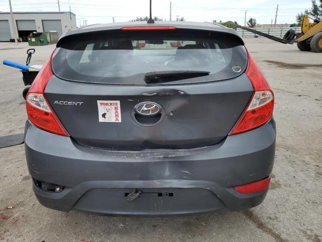 KMHCU5AE4CU049509 - 2012 HYUNDAI ACCENT GLS GRAY photo 6