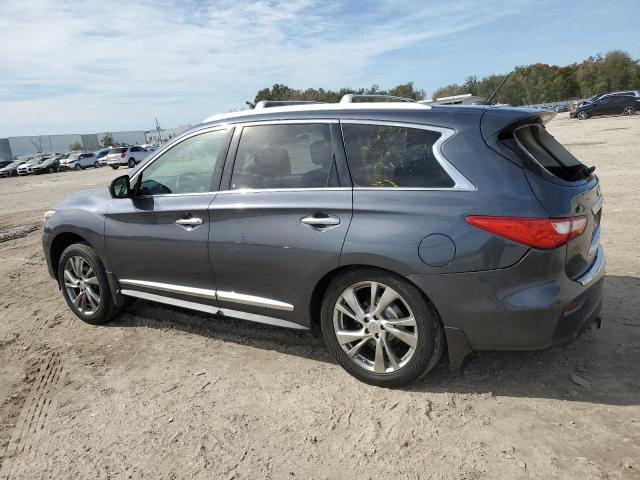 5N1AL0MM4DC346626 - 2013 INFINITI JX35 GRAY photo 2