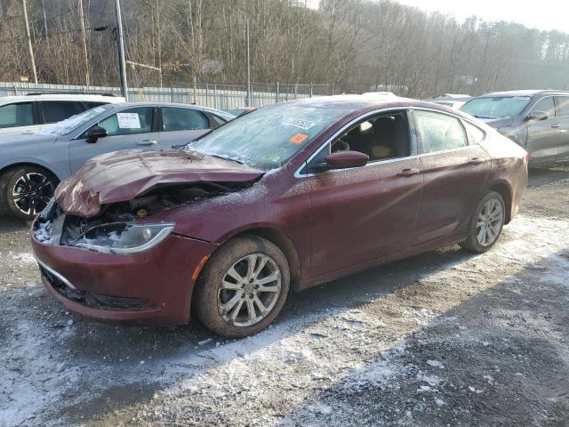 1C3CCCAB8FN708194 - 2015 CHRYSLER 200 LIMITED MAROON photo 1