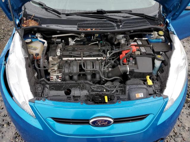 3FADP4EJXDM225508 - 2013 FORD FIESTA SE BLUE photo 11