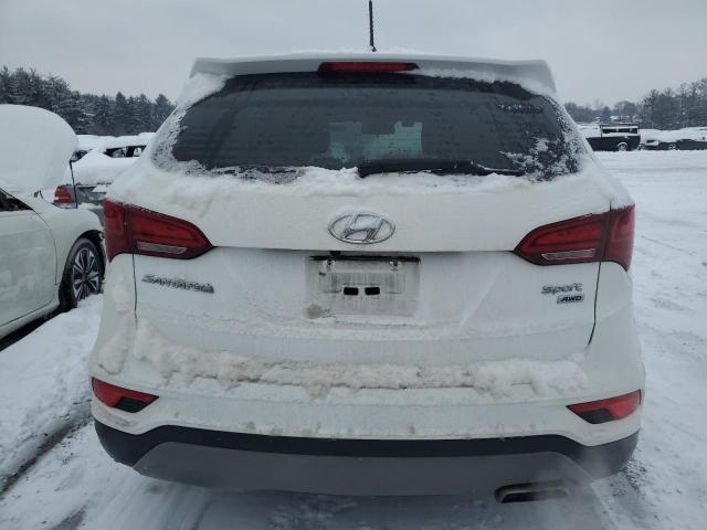 5XYZTDLB6JG568476 - 2018 HYUNDAI SANTA FE S WHITE photo 6