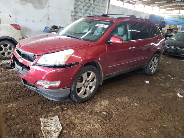 1GNKRLED4CJ380672 - 2012 CHEVROLET TRAVERSE LTZ RED photo 1