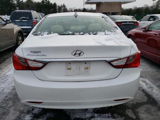 5NPEB4AC5DH709693 - 2013 HYUNDAI SONATA GLS WHITE photo 6