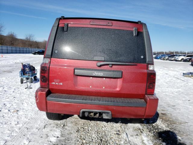 1J8HG48N46C168407 - 2006 JEEP COMMANDER 红色 照片 6
