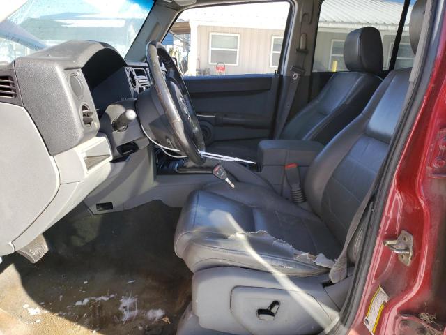 1J8HG48N46C168407 - 2006 JEEP COMMANDER RED photo 7