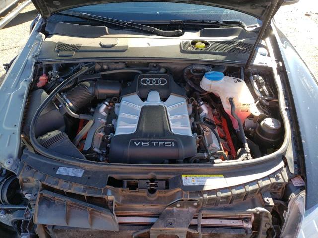 WAUKGAFB0BN066604 - 2011 AUDI A6 PRESTIGE შავი ფოტო 11