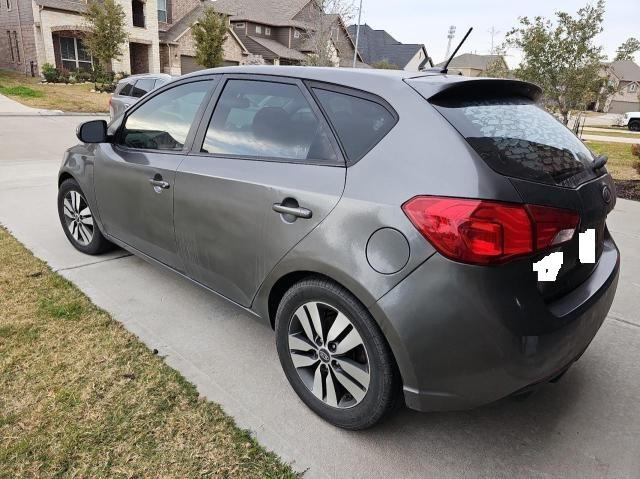 KNAFU5A20D5728077 - 2013 KIA FORTE EX ნაცრისფერი ფოტო 3