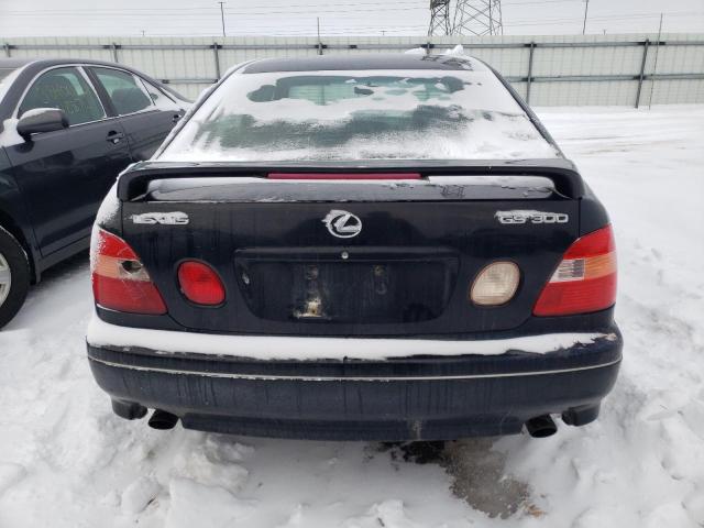 JT8BD68S2Y0092731 - 2000 LEXUS GS 300 BLACK photo 6