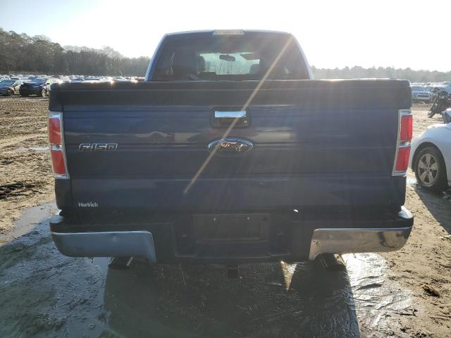 1FTEX1E87AFC27092 - 2010 FORD F150 SUPER CAB BLUE photo 6