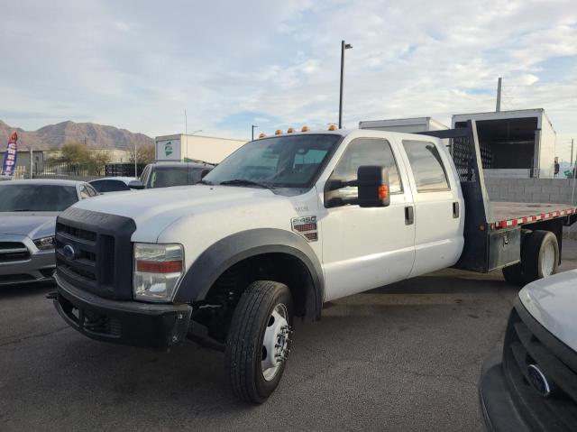 1FDXW46R58ED45772 - 2008 FORD F450 SUPER DUTY WHITE photo 2