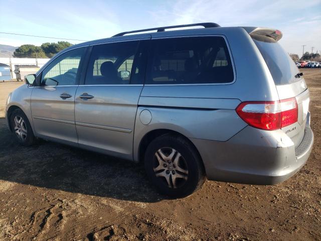 5FNRL38796B024373 - 2006 HONDA ODYSSEY EXL SILVER photo 2