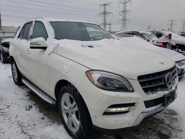 4JGDA5HB4EA379907 - 2014 MERCEDES-BENZ ML 350 4MATIC WHITE photo 4