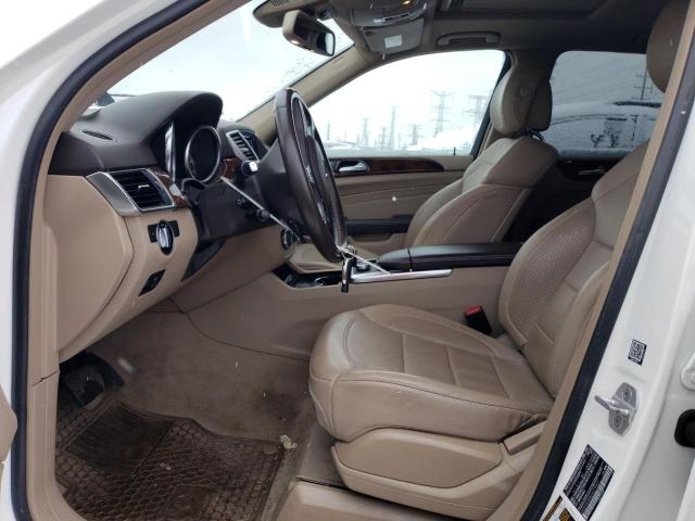 4JGDA5HB4EA379907 - 2014 MERCEDES-BENZ ML 350 4MATIC WHITE photo 7