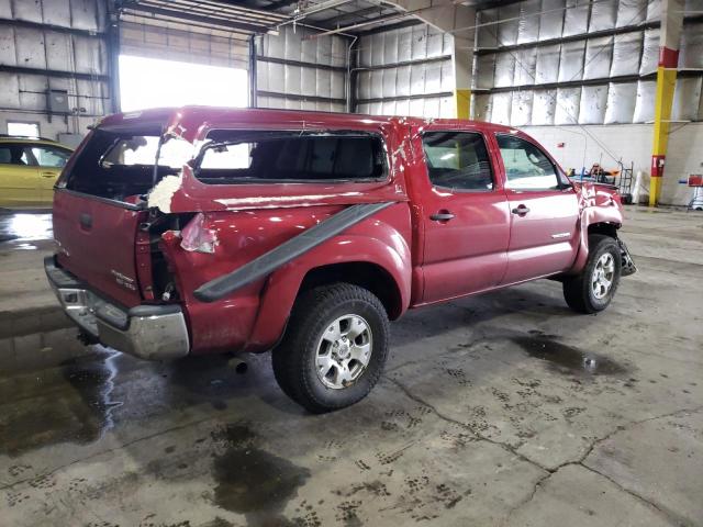 5TEJU62N05Z069542 - 2005 TOYOTA TACOMA DOUBLE CAB PRERUNNER BURGUNDY photo 3
