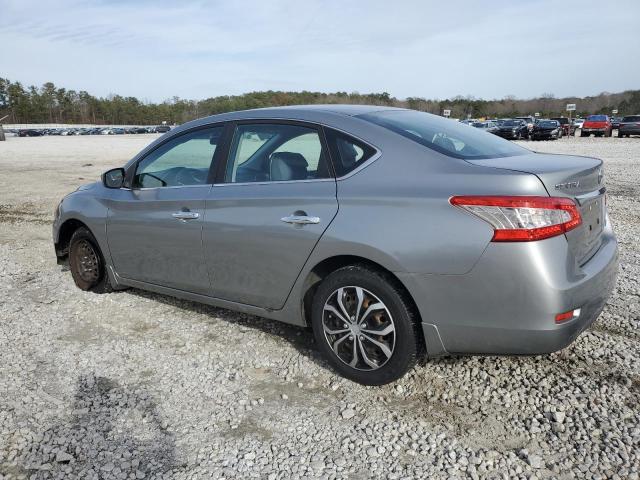 3N1AB7AP7EL692810 - 2014 NISSAN SENTRA S GRAY photo 2