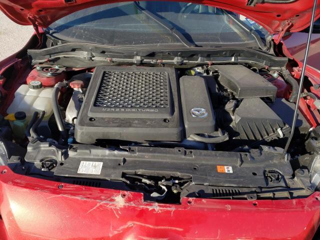 JM1BL1L43D1721028 - 2013 MAZDA SPEED 3 RED photo 11