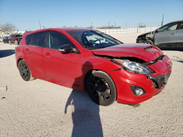 JM1BL1L43D1721028 - 2013 MAZDA SPEED 3 RED photo 4