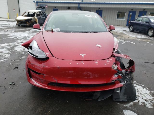 5YJ3E1EA6PF695151 - 2023 TESLA MODEL 3 RED photo 5