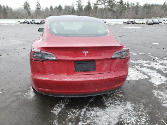 5YJ3E1EA6PF695151 - 2023 TESLA MODEL 3 RED photo 6