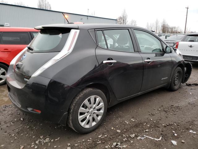 1N4AZ0CP0FC300802 - 2015 NISSAN LEAF S BLACK photo 3