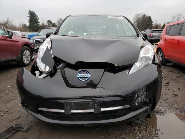 1N4AZ0CP0FC300802 - 2015 NISSAN LEAF S BLACK photo 5