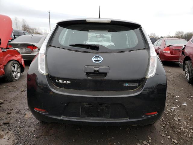 1N4AZ0CP0FC300802 - 2015 NISSAN LEAF S BLACK photo 6