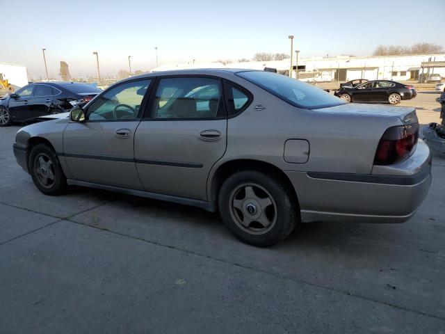 2G1WF52E339283740 - 2003 CHEVROLET IMPALA BEIGE photo 2