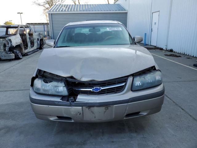 2G1WF52E339283740 - 2003 CHEVROLET IMPALA BEIGE photo 5