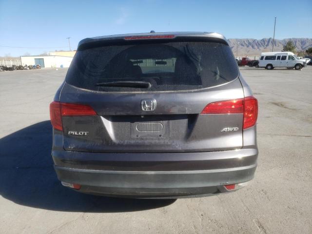 5FNYF6H36JB033638 - 2018 HONDA PILOT EX GRAY photo 6