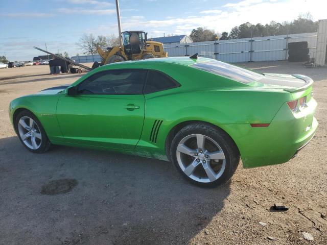 2G1FB1ED2B9120745 - 2011 CHEVROLET CAMARO LT GREEN photo 2