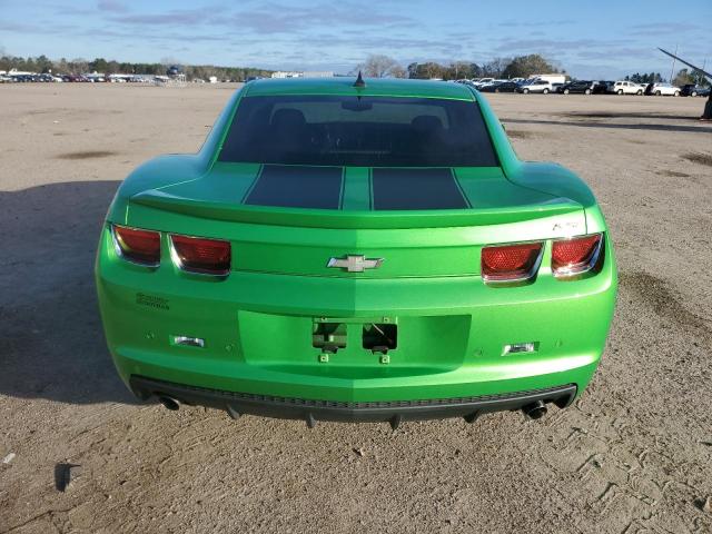 2G1FB1ED2B9120745 - 2011 CHEVROLET CAMARO LT GREEN photo 6