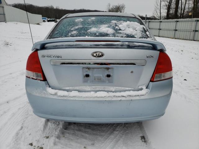 KNAFE122185575462 - 2008 KIA SPECTRA EX BLUE photo 6