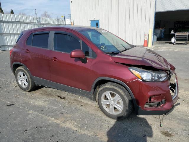 3GNCJNSB9HL154928 - 2017 CHEVROLET TRAX LS BURGUNDY photo 4