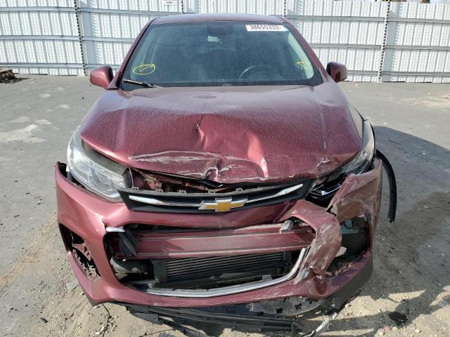 3GNCJNSB9HL154928 - 2017 CHEVROLET TRAX LS BURGUNDY photo 5