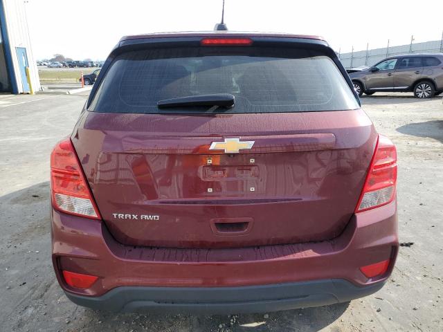 3GNCJNSB9HL154928 - 2017 CHEVROLET TRAX LS BURGUNDY photo 6