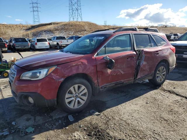 4S4BSACC7G3356299 - 2016 SUBARU OUTBACK 2.5I PREMIUM RED photo 1