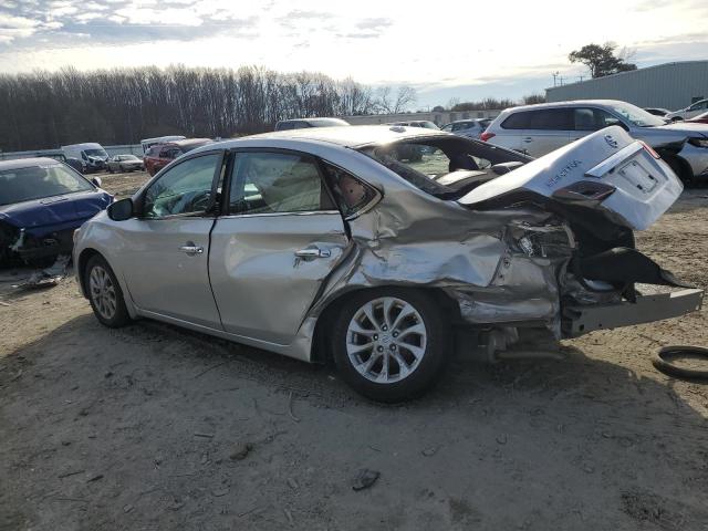 3N1AB7AP0KY265712 - 2019 NISSAN SENTRA S SILVER photo 2