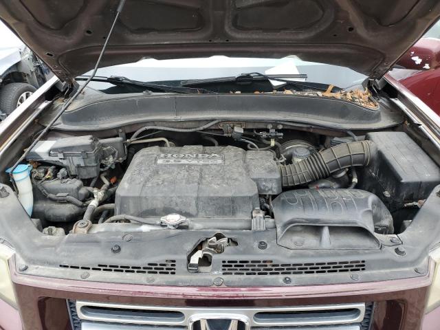 2HJYK16518H516389 - 2008 HONDA RIDGELINE RTL BURGUNDY photo 11