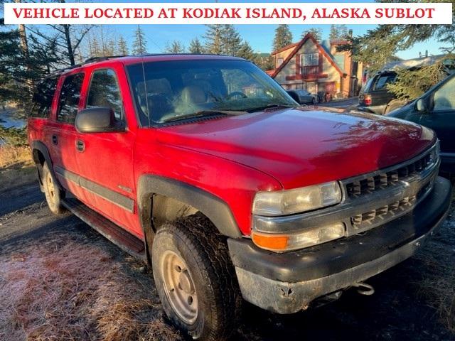 3GNGK26U8YG179157 - 2000 CHEVROLET SUBURBAN K2500 RED photo 1