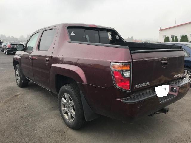 2HJYK16337H502006 - 2007 HONDA RIDGELINE RTX RED photo 3