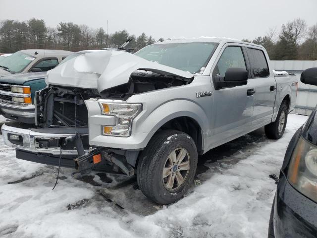 1FTEW1E85HFC37634 - 2017 FORD F150 SUPERCREW SILVER photo 1