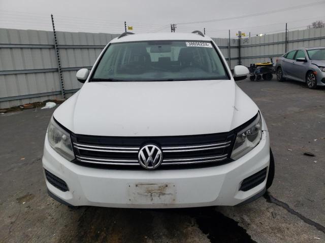 WVGAV7AX6FW503558 - 2015 VOLKSWAGEN TIGUAN S WHITE photo 5