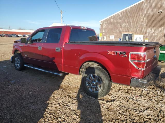 1FTFW1ET0EFA87825 - 2014 FORD F150 SUPERCREW RED photo 2
