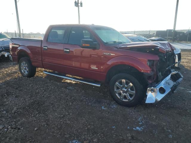 1FTFW1ET0EFA87825 - 2014 FORD F150 SUPERCREW RED photo 4