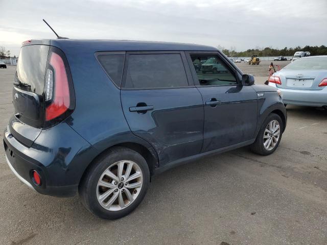 KNDJP3A51J7610350 - 2018 KIA SOUL + BLUE photo 3