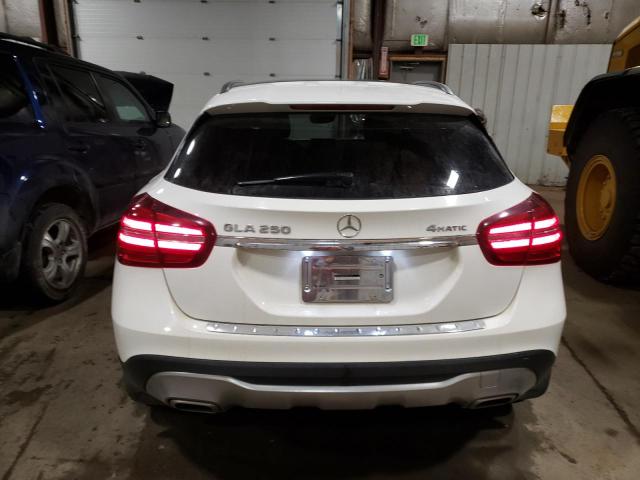 WDCTG4GB9KJ546729 - 2019 MERCEDES-BENZ GLA 250 4MATIC WHITE photo 6