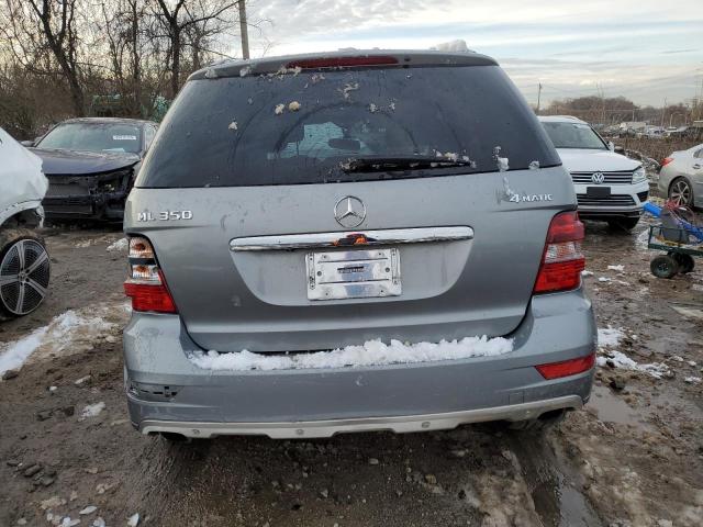 4JGBB8GB0AA614420 - 2010 MERCEDES-BENZ ML 350 4MATIC SILVER photo 6