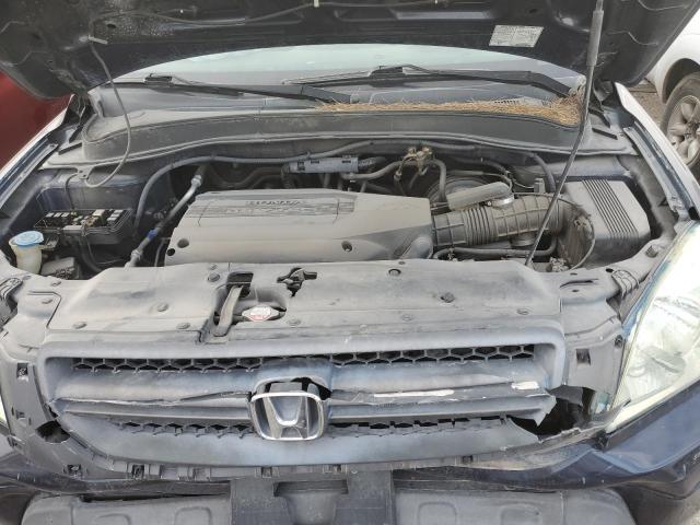 2HKYF18634H518953 - 2004 HONDA PILOT EXL BLACK photo 12