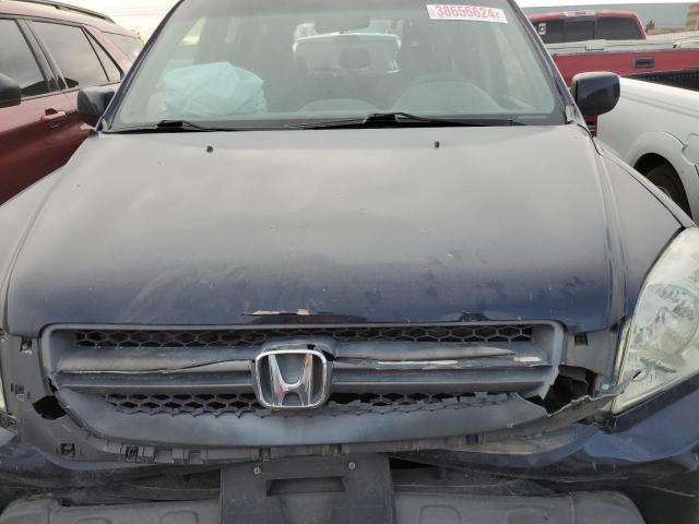 2HKYF18634H518953 - 2004 HONDA PILOT EXL BLACK photo 5