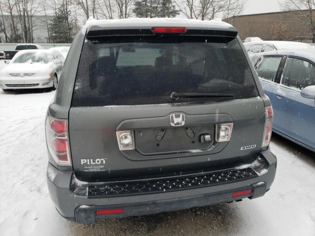 5FNYF18747B026959 - 2007 HONDA PILOT EXL GRAY photo 6